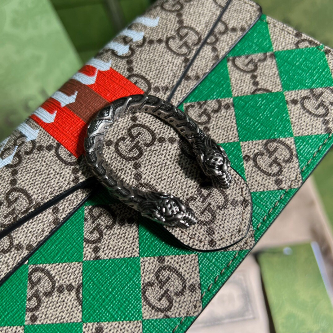 Gvc*1 DIONYSUS GG Svp*me S*pER MINI BAG 6.5"Wx3.9"Hx1.6"D