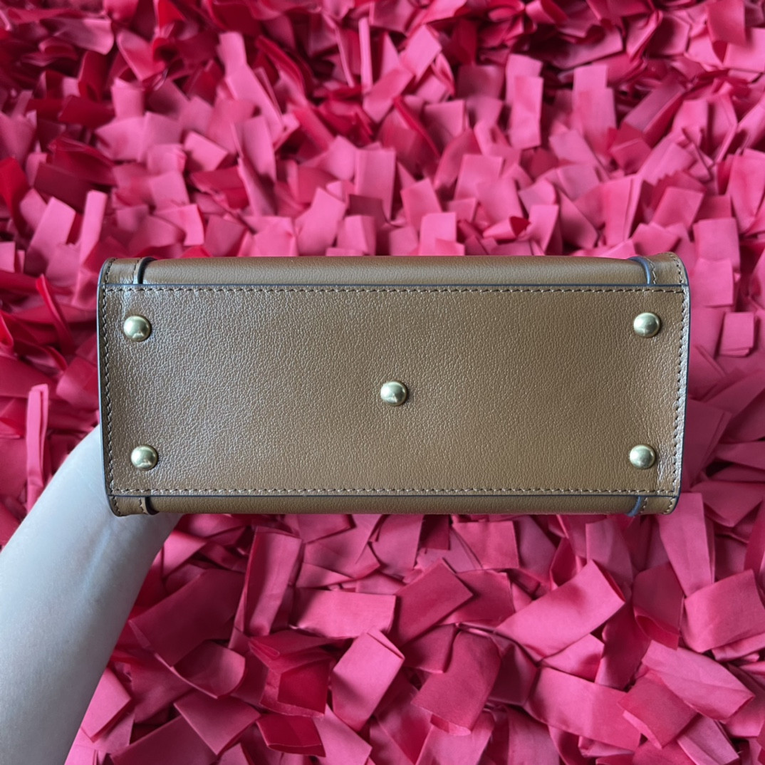 Gvc*1 DIANA MINI TOTE BAG Khaki 20W x 16H x 10D CM