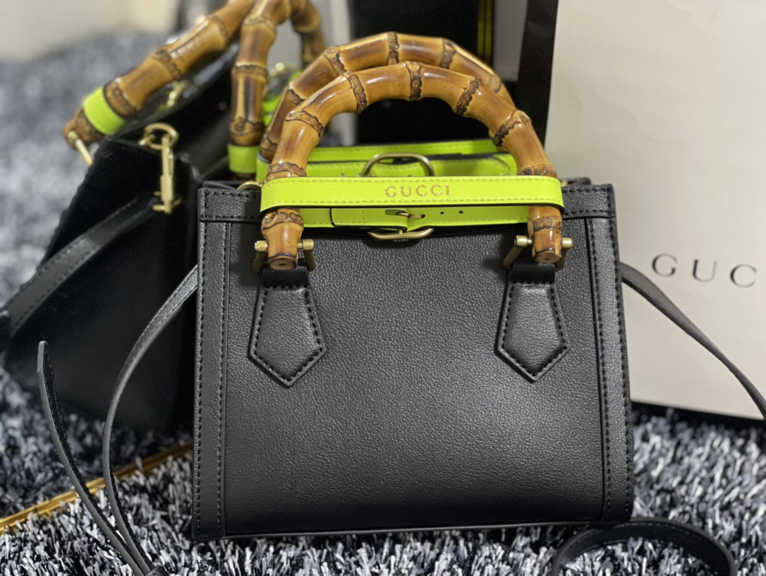 Gvc*1 DIANA MINI TOTE BAG Black 20W x 16H x 10D CM