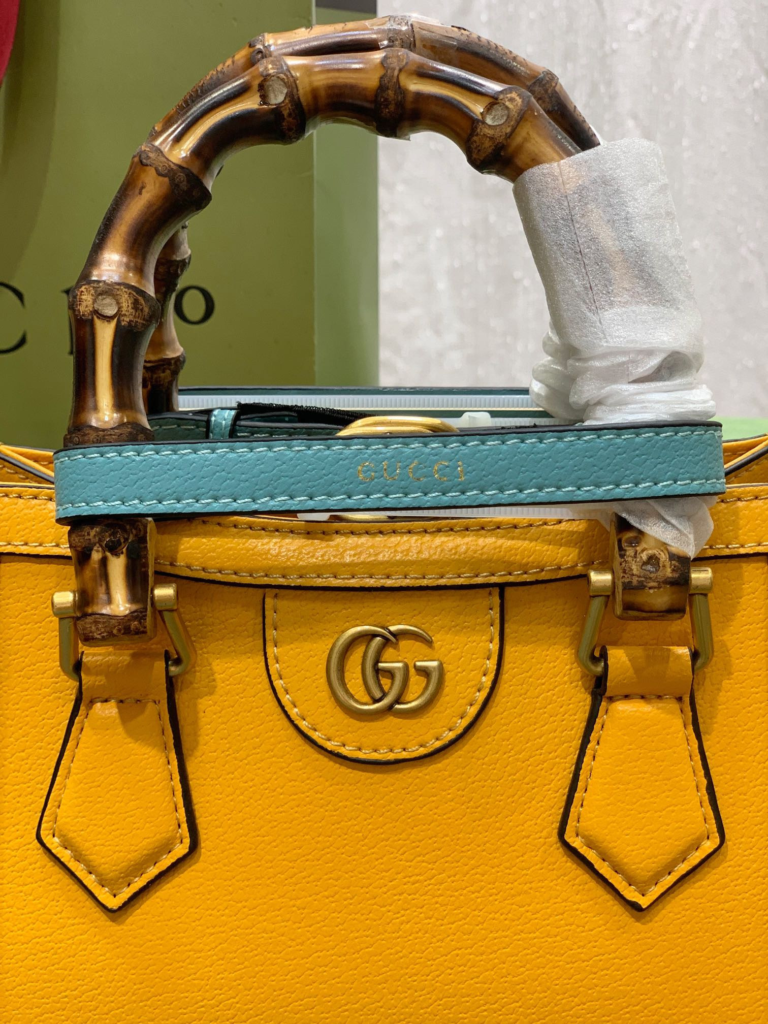 Gvc*1 DIANA MINI TOTE BAG Orange 20W x 16H x 10D CM