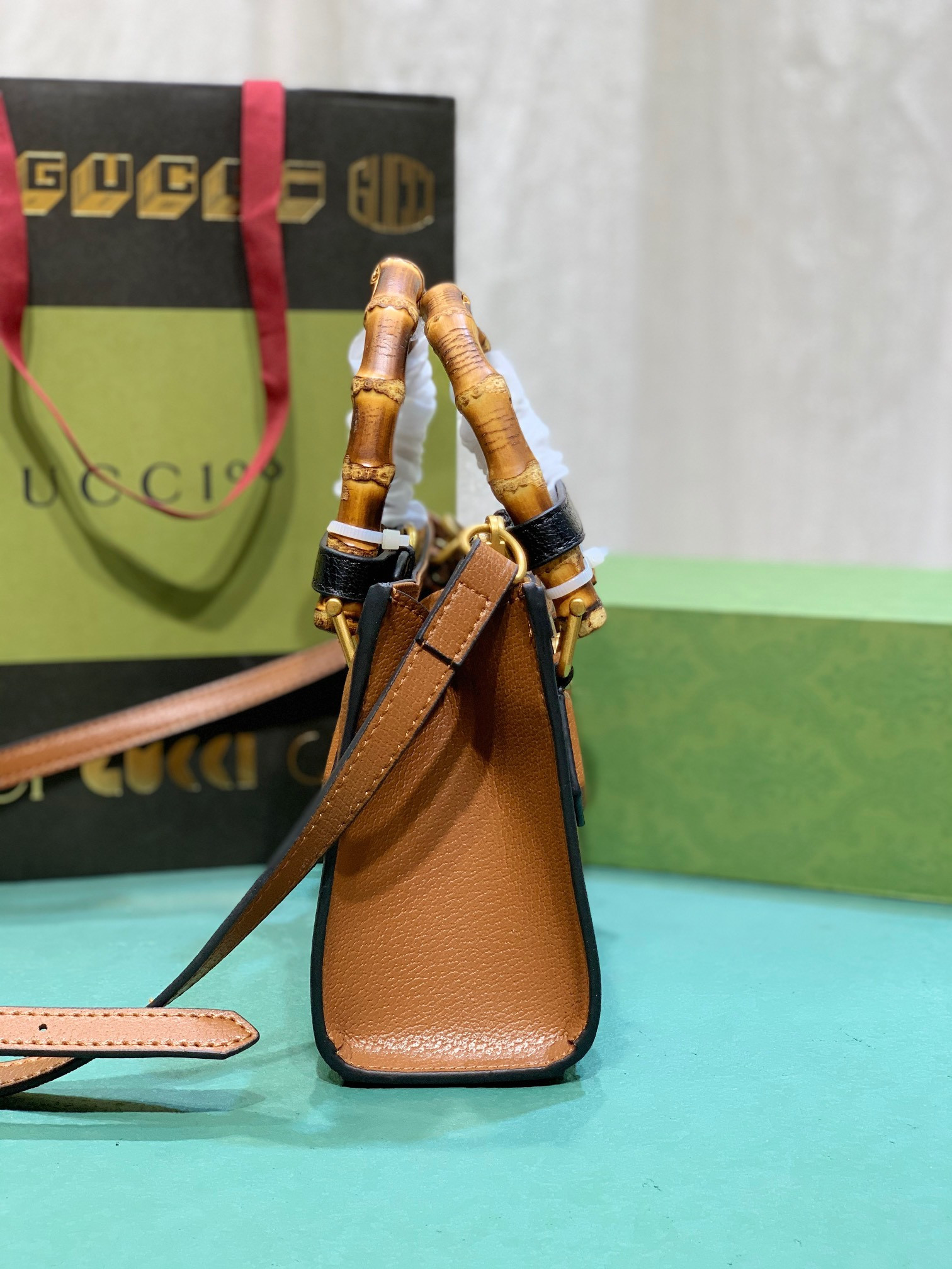 Gvc*1 DIANA SMALL SHOULDER BAG Brown 25W x 16H x 9D CM