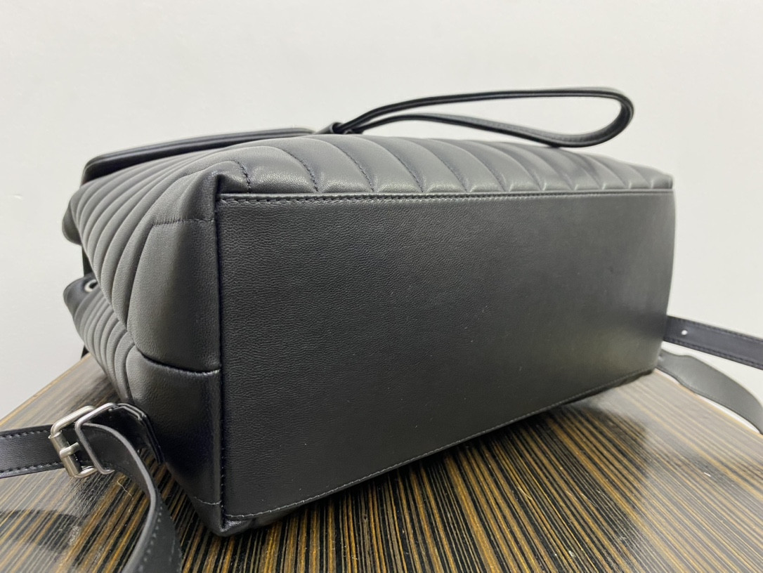 Y51 LOULOU BACKPACK BLACK 33x26x13cm