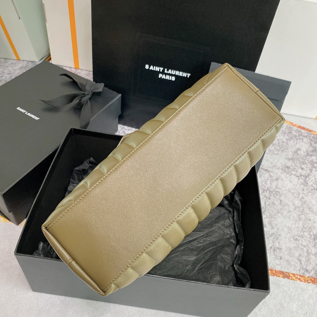 Y51 LOULOU MEDIUM IN QUILTED LEATHER 12.5 X 8.6 X 3.5 INCHES