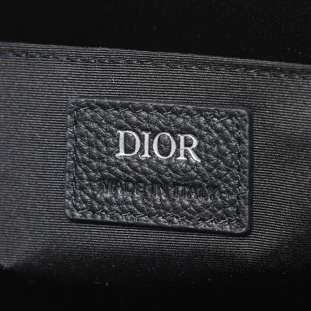 Dior Safari North-South Tote Bag Black Dior Oblique Jacquard 8.5 x 9.5 x 3 inches