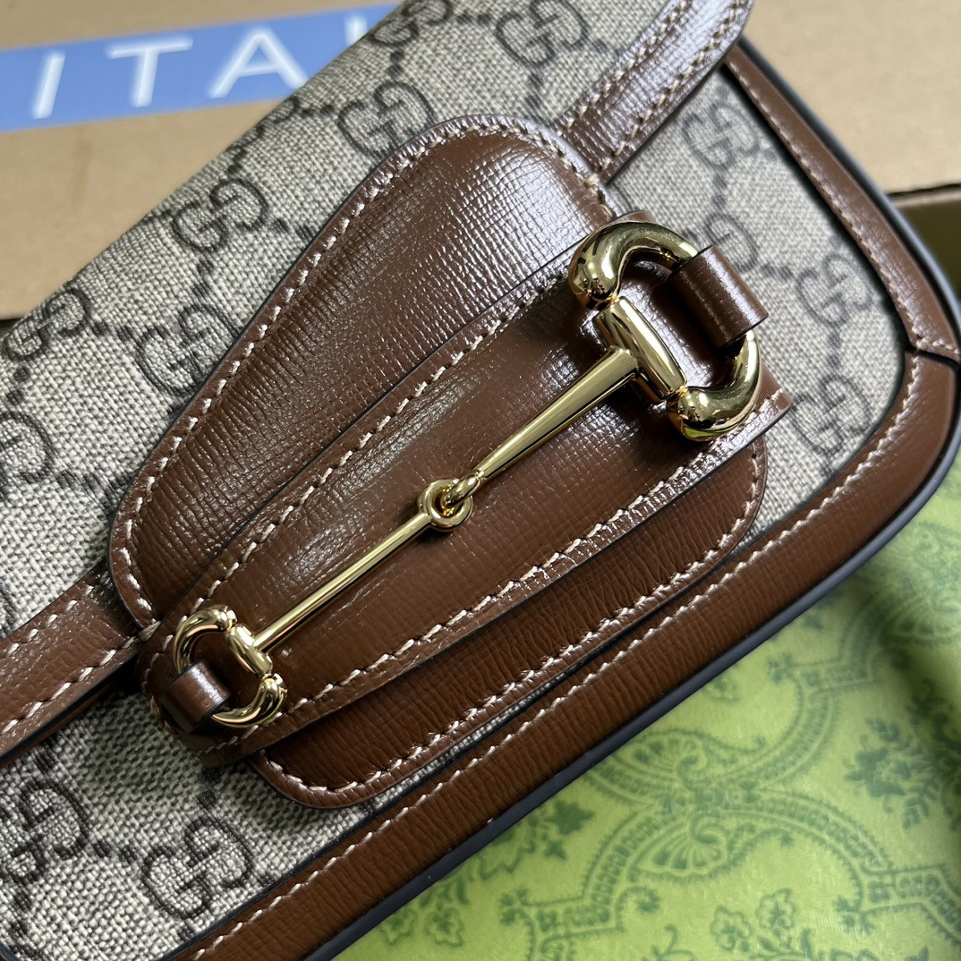 Gvc*1 HORSEBIT 1955 MINI SHOULDER BAG 7.7"W x 5-3.1"H x 2.4-1.2"D