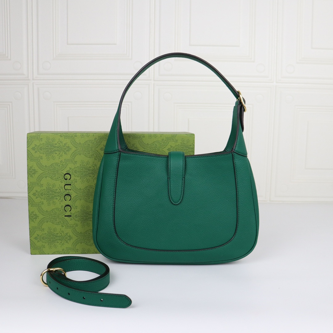 Gvc*1 JACKIE SMALL SHOULDER BAG Green 10.8"W x 7.5"H x 1.6"D