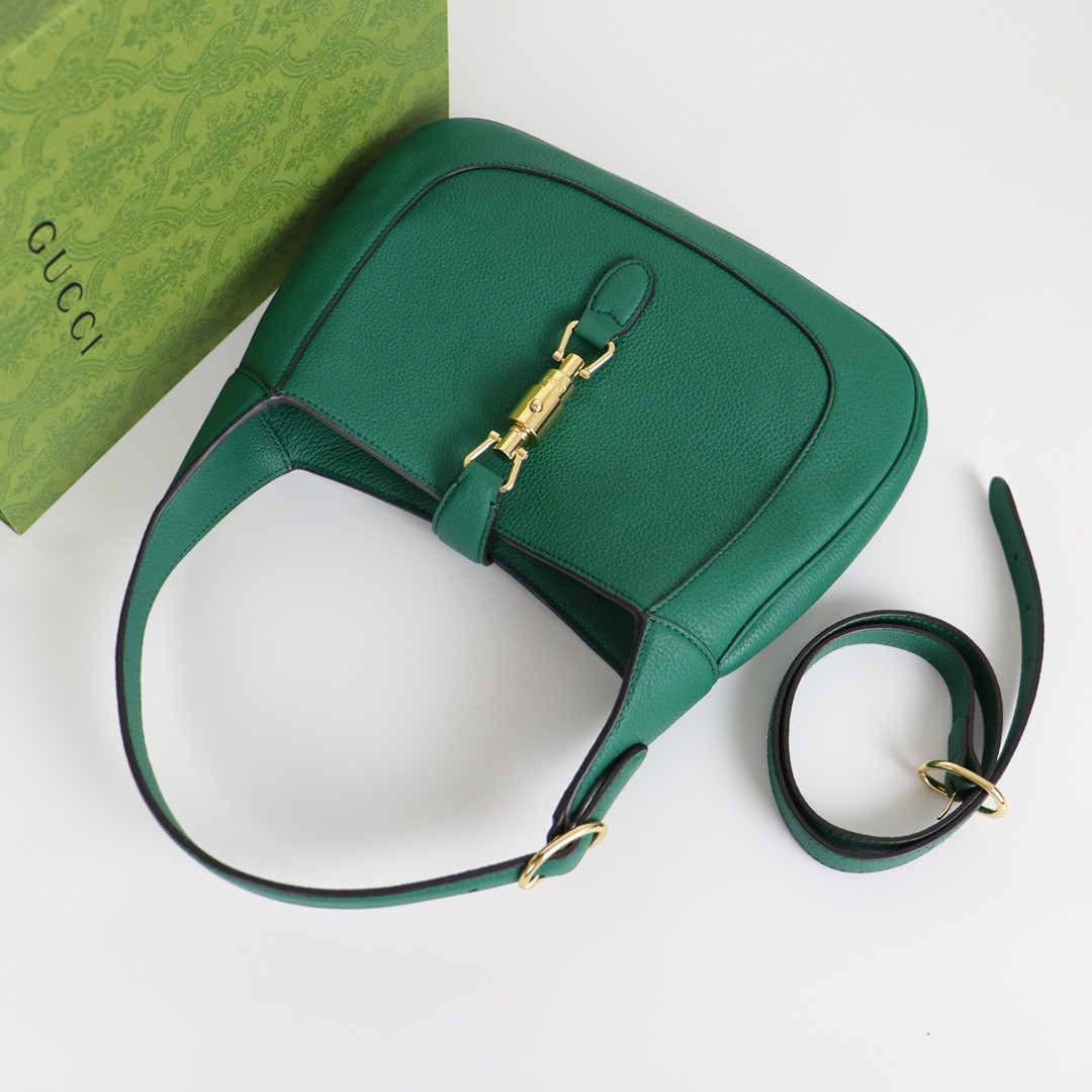 Gvc*1 JACKIE SMALL SHOULDER BAG Green 10.8"W x 7.5"H x 1.6"D