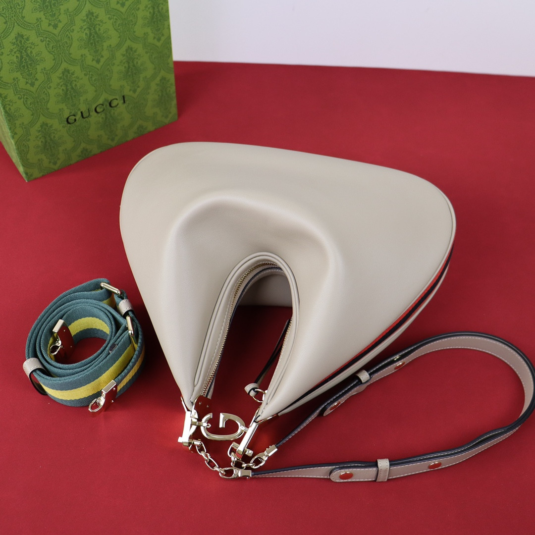 Gvc*1 ATTACHE MEDIUM SHOULDER BAG GRAY 13.8″W x 12.6″H x 2.4″D