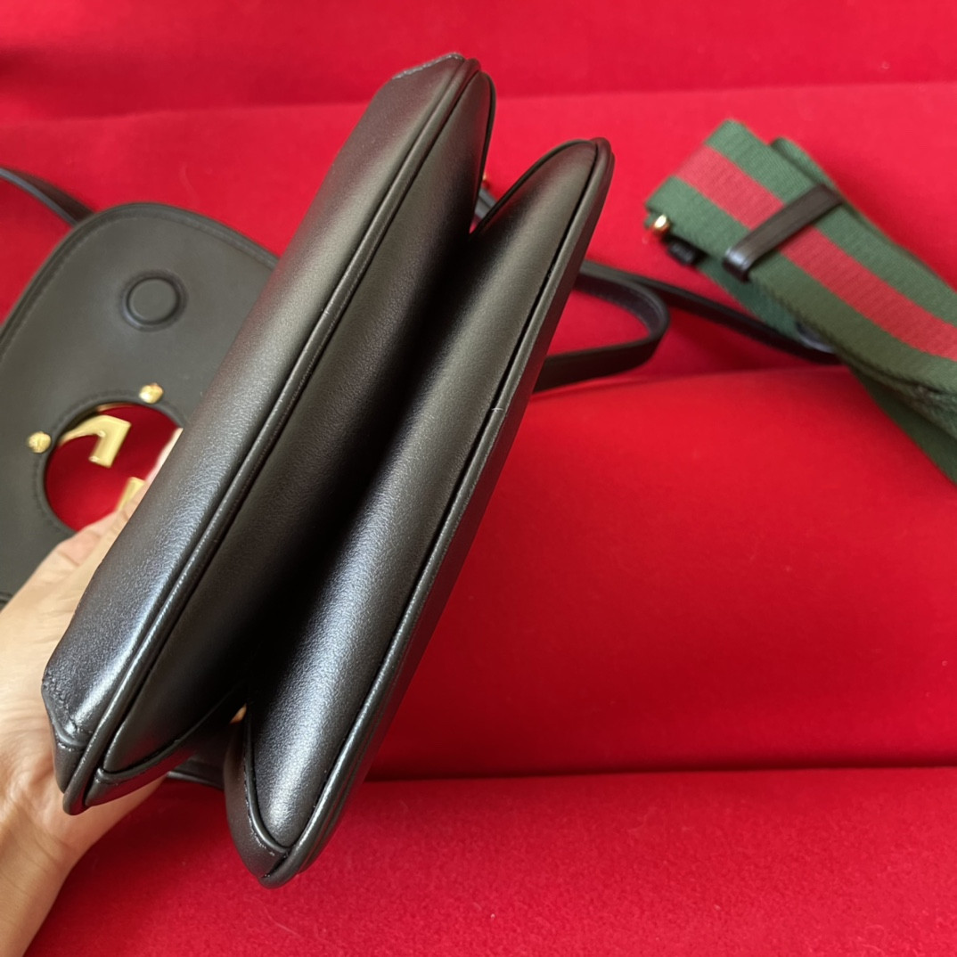 Gvc*1 BLONDIE MINI BAG BROWN 8.7"W x 5.1"H x 2.2"D