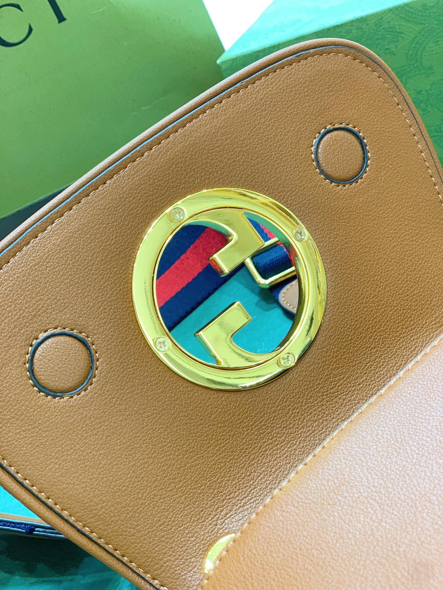 Gvc*1 BLONDIE MINI BAG COFFEE 8.7"W x 5.1"H x 2.2"D