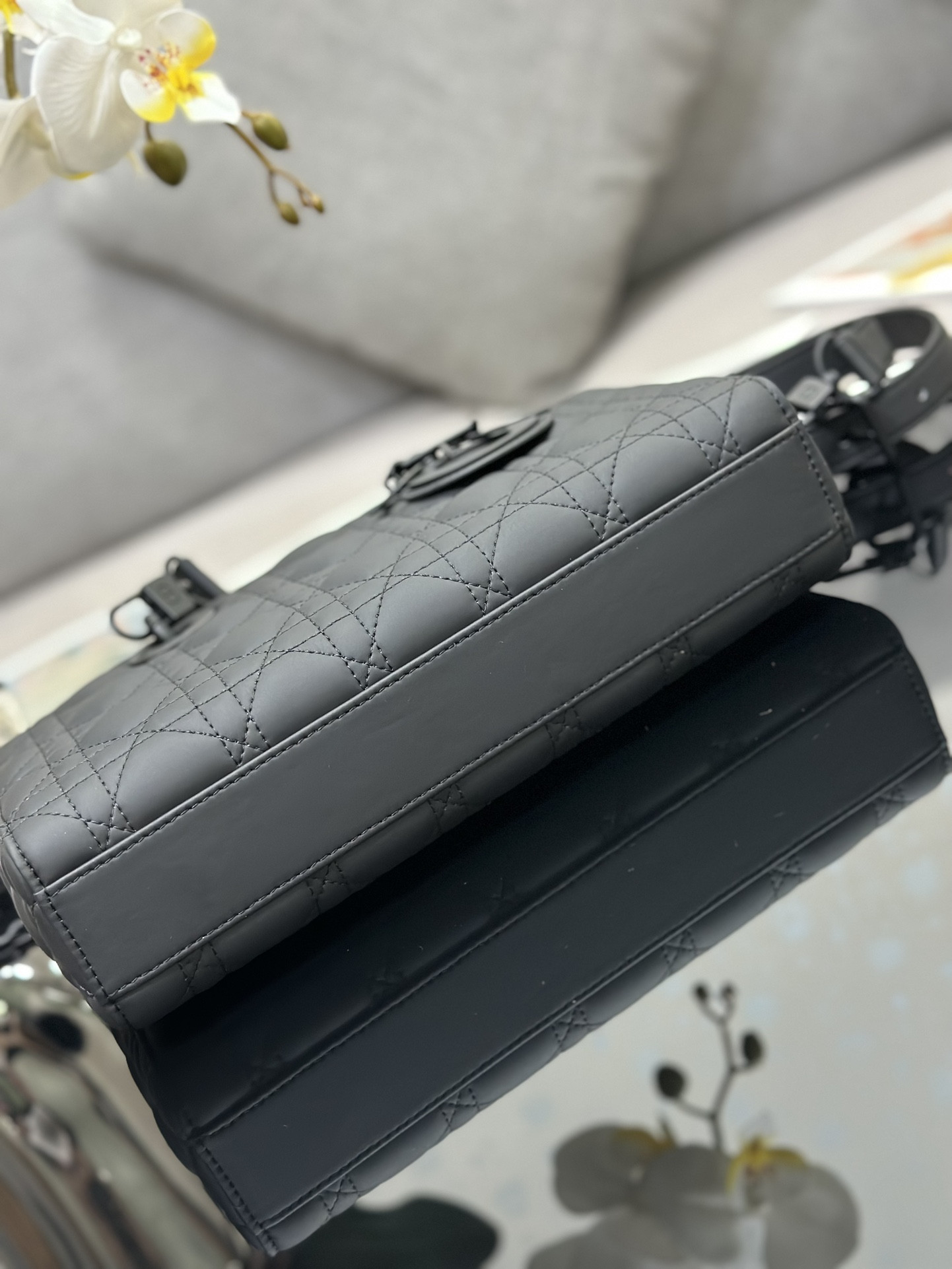 D10r Lady D-Joy bag medium Gray 26 x 13.5 x 5 cm