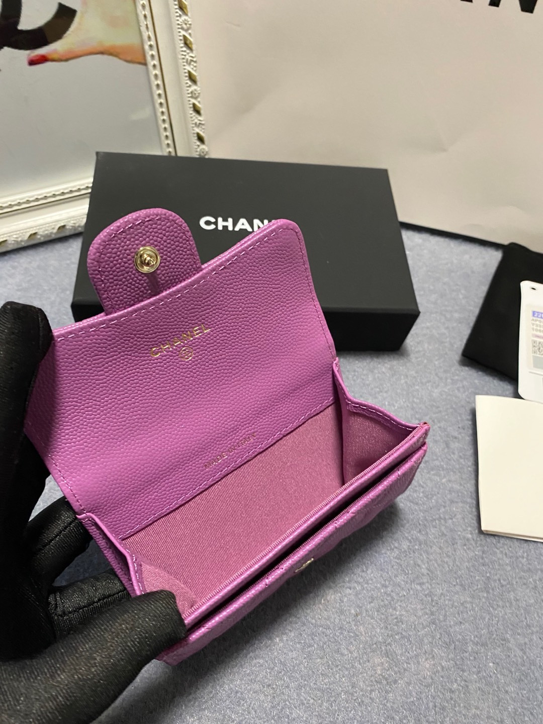 Ch**el CARD HOLDER 11.3 x 7.5 x 2.5 cm