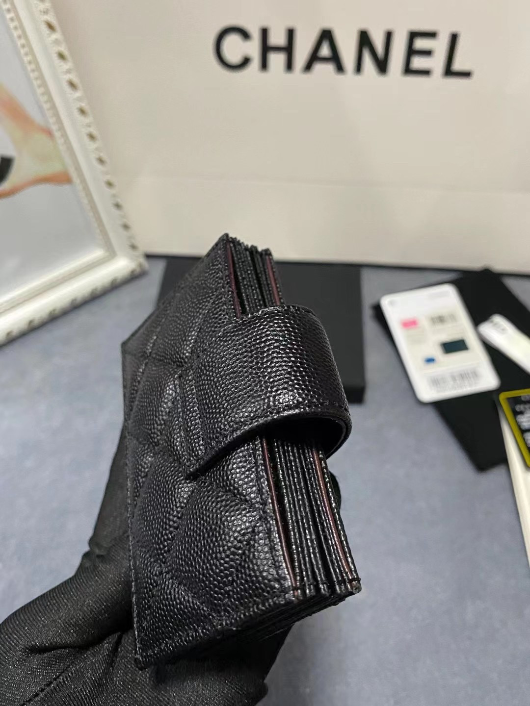 Ch**el CARD HOLDER 10.4×7×2cm