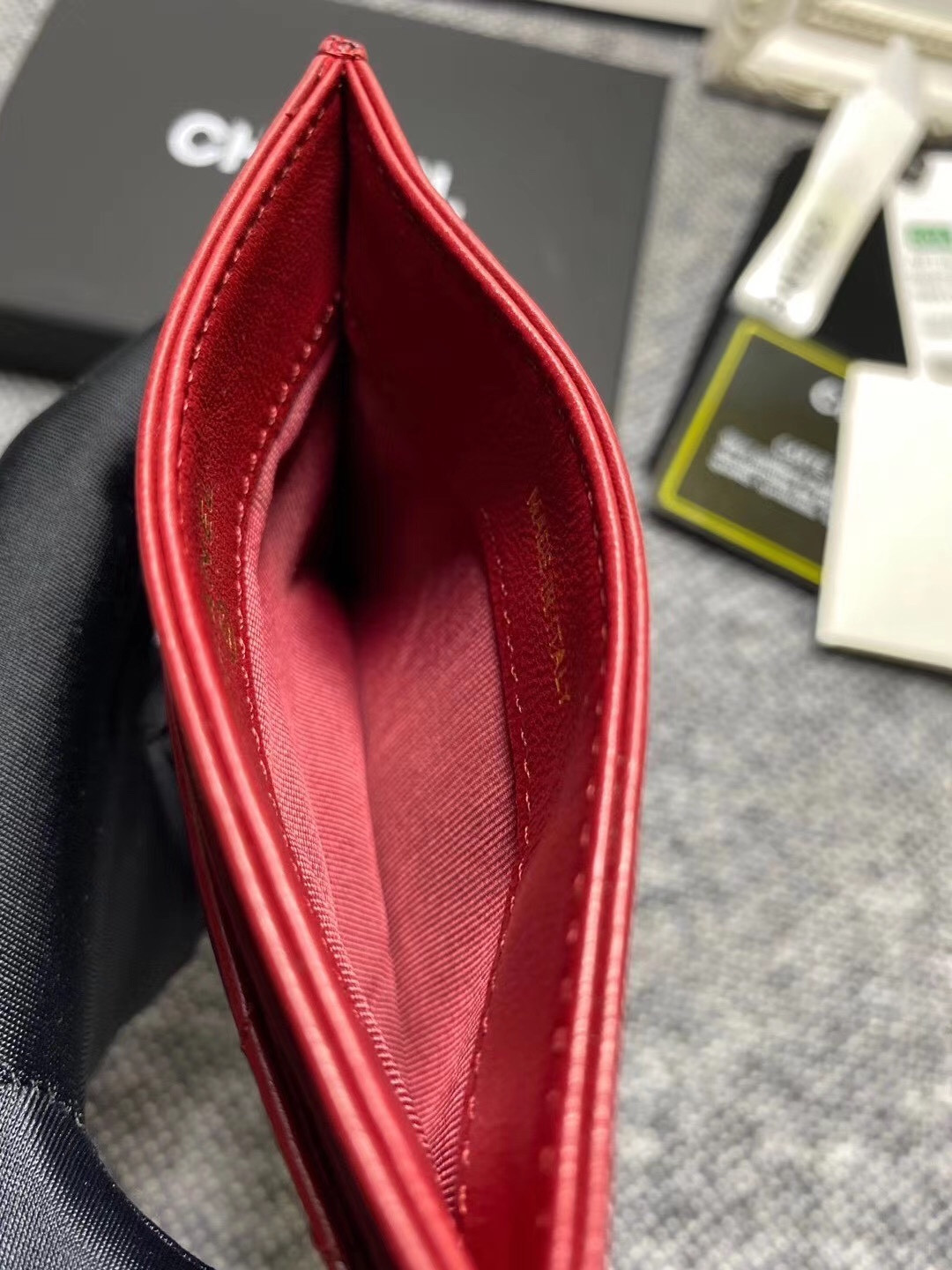 Ch**el CARD HOLDER 11.2×7.5×0.5cm