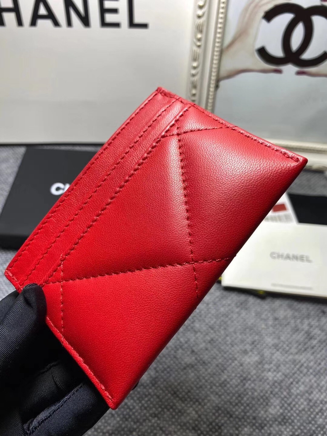 Ch**el CARD HOLDER 11.2×7.5×0.5cm