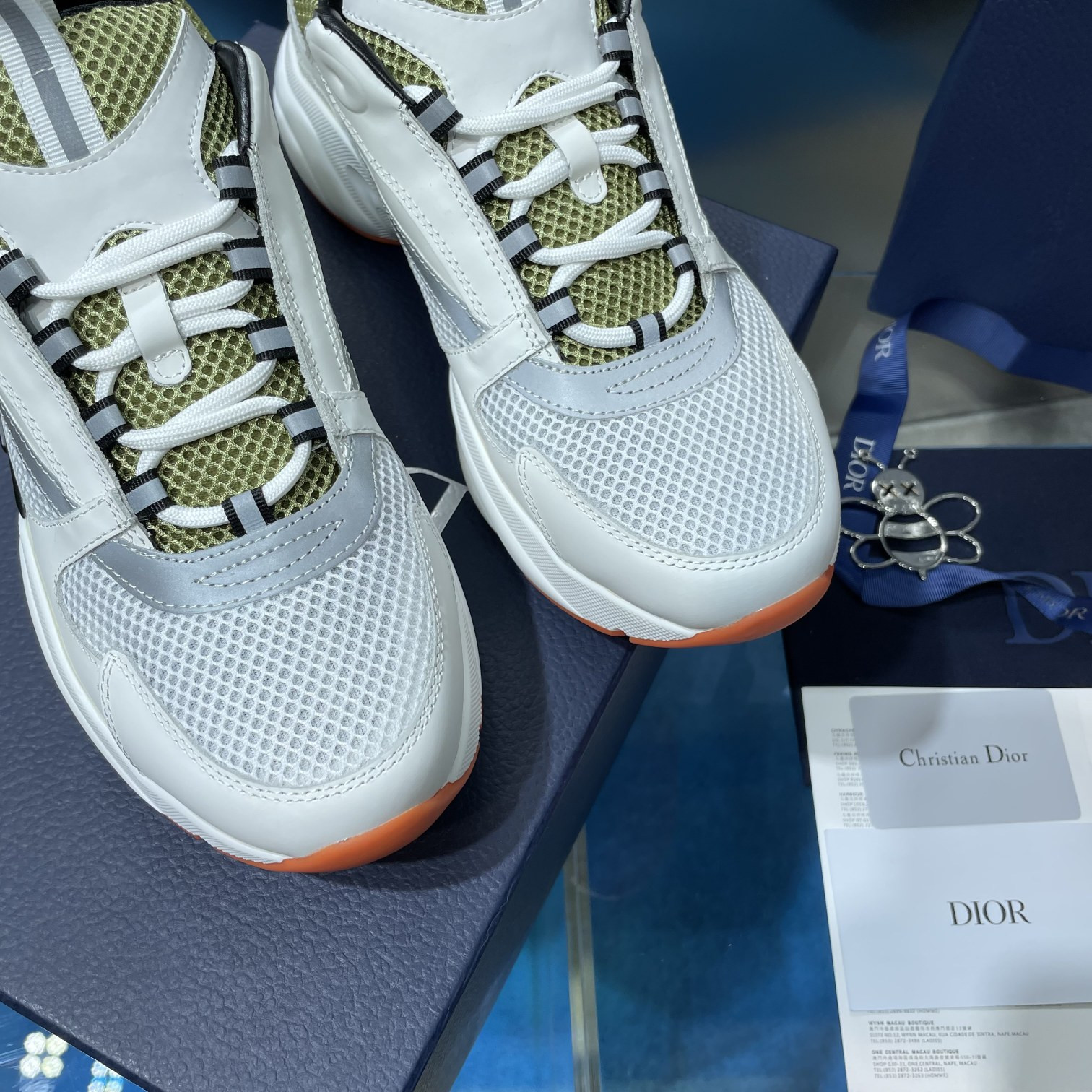 UA D10r B22 white and green Sneaker