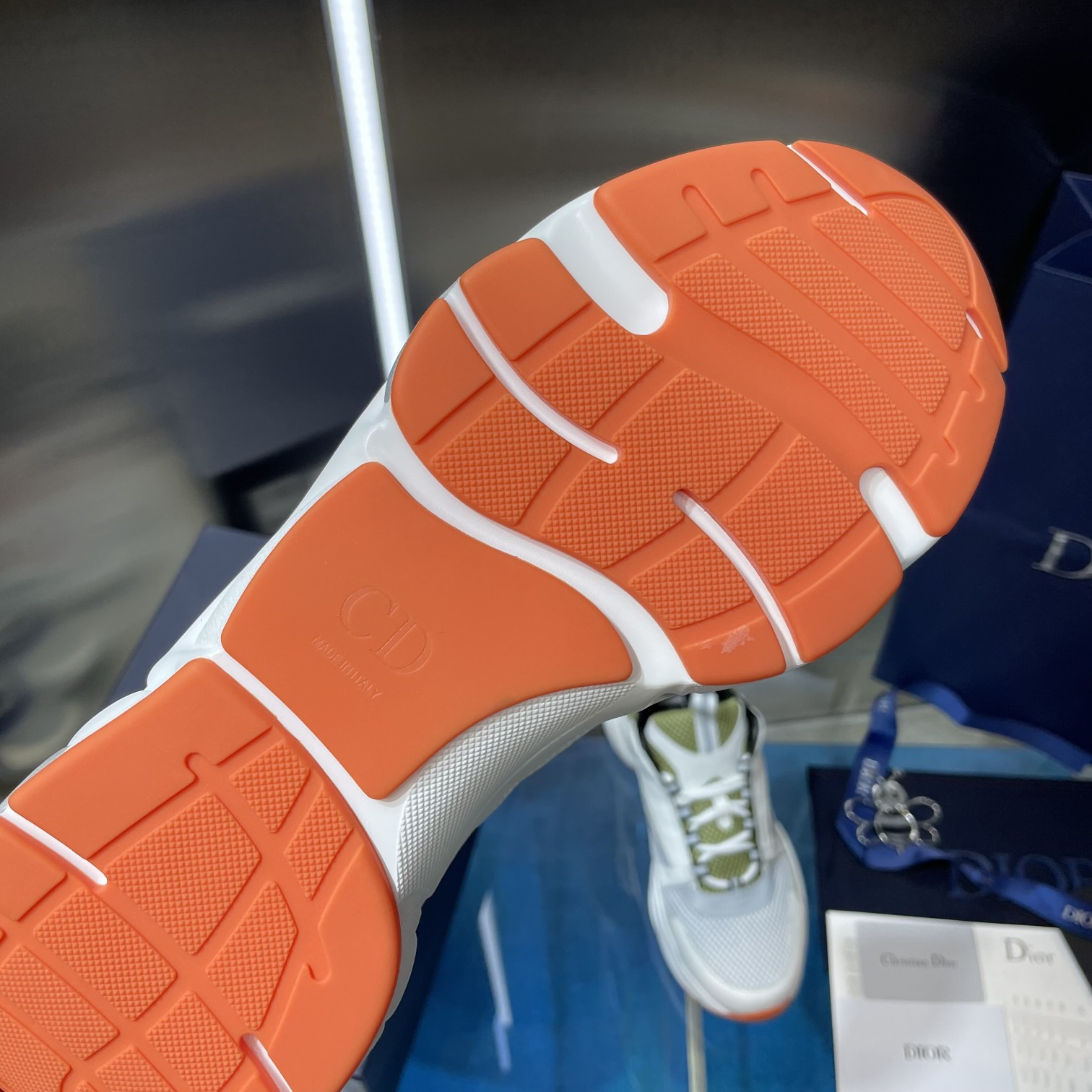 UA D10r B22 white and green Sneaker