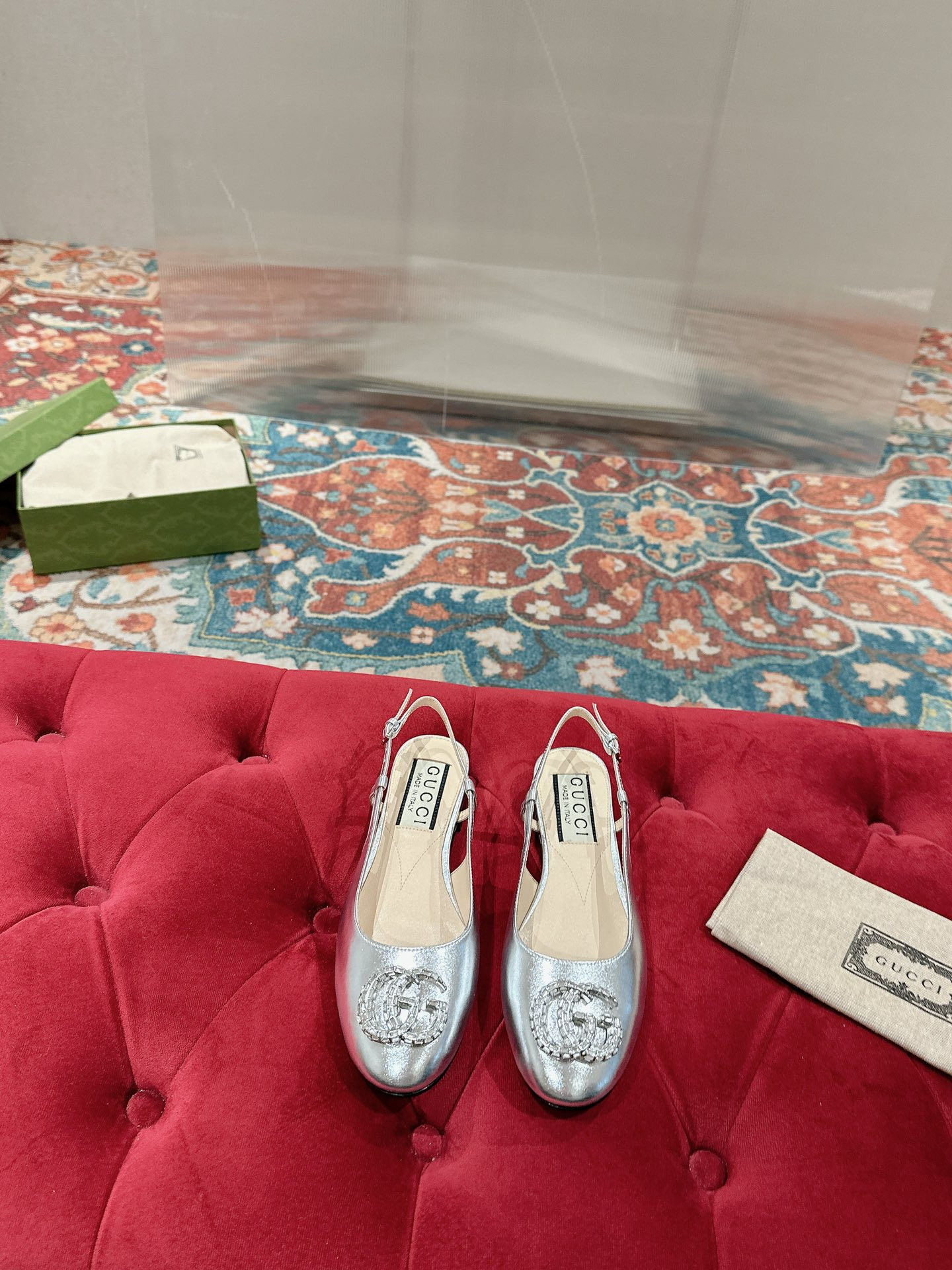 UA Gvc*1 BALLERINA WITH DOUBLE G