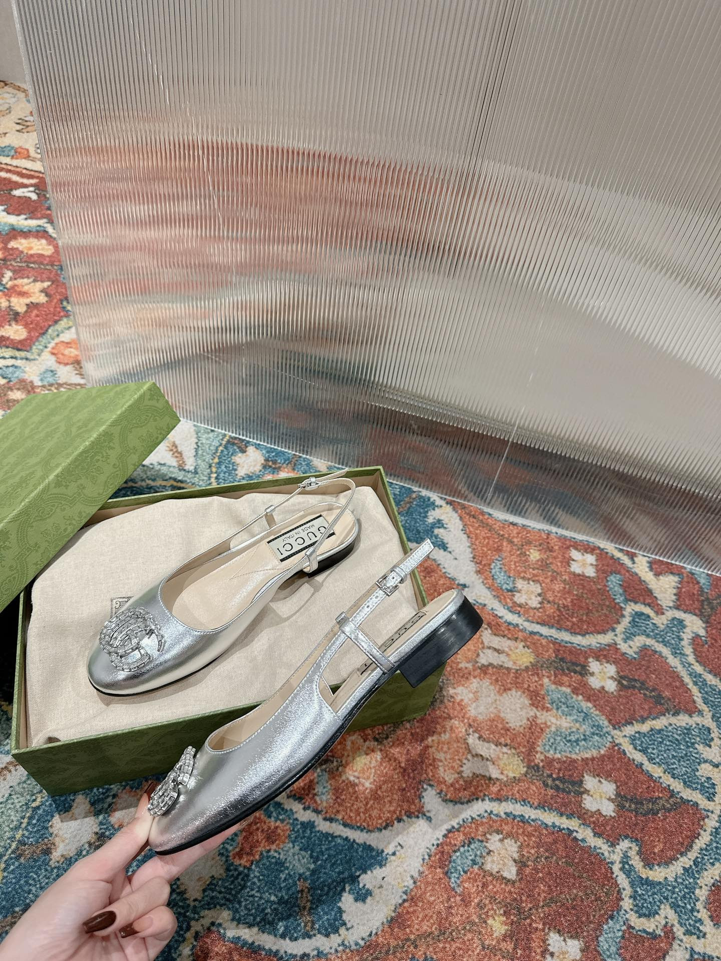 UA Gvc*1 BALLERINA WITH DOUBLE G