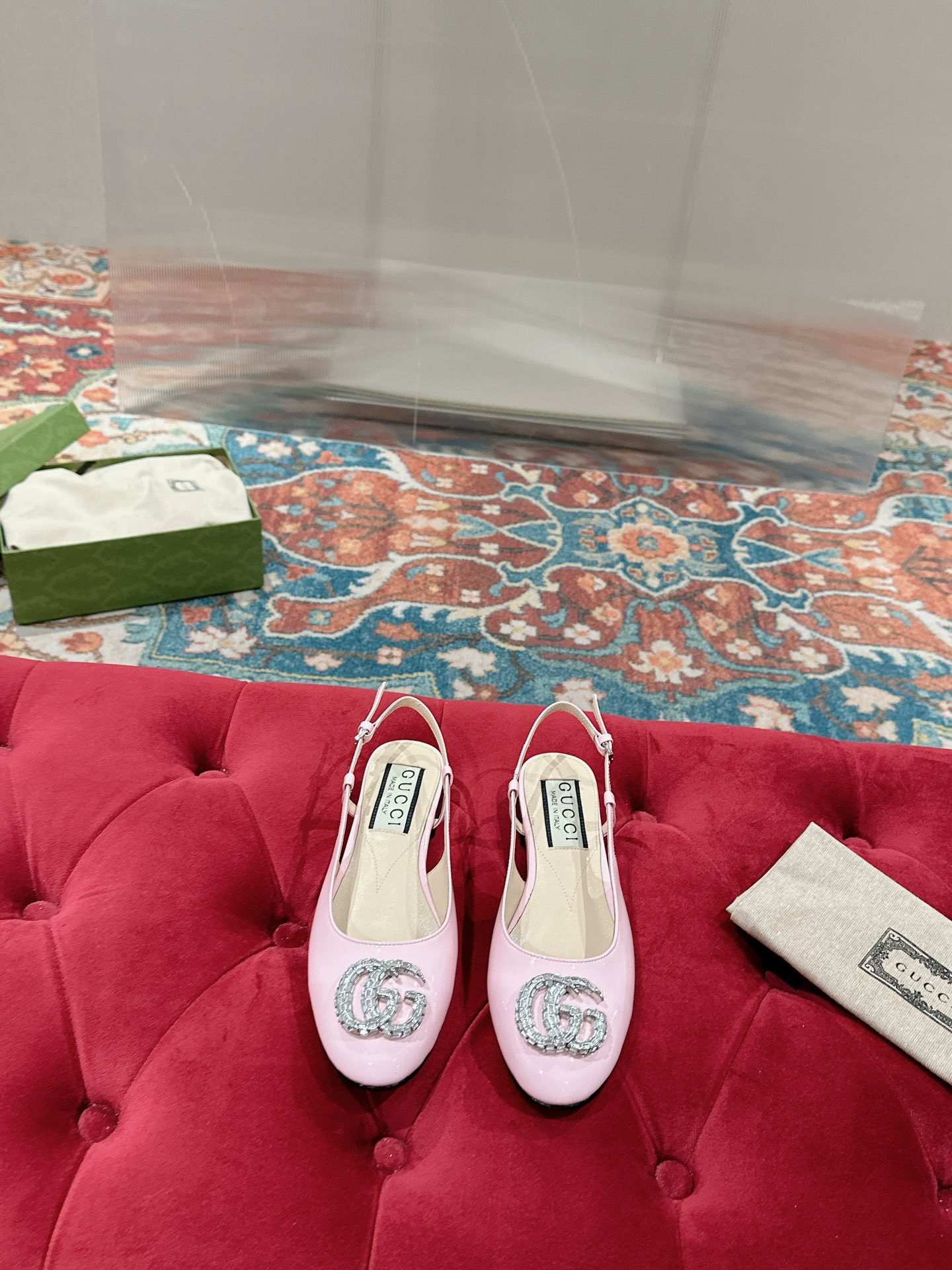 UA Gvc*1 BALLERINA WITH DOUBLE G