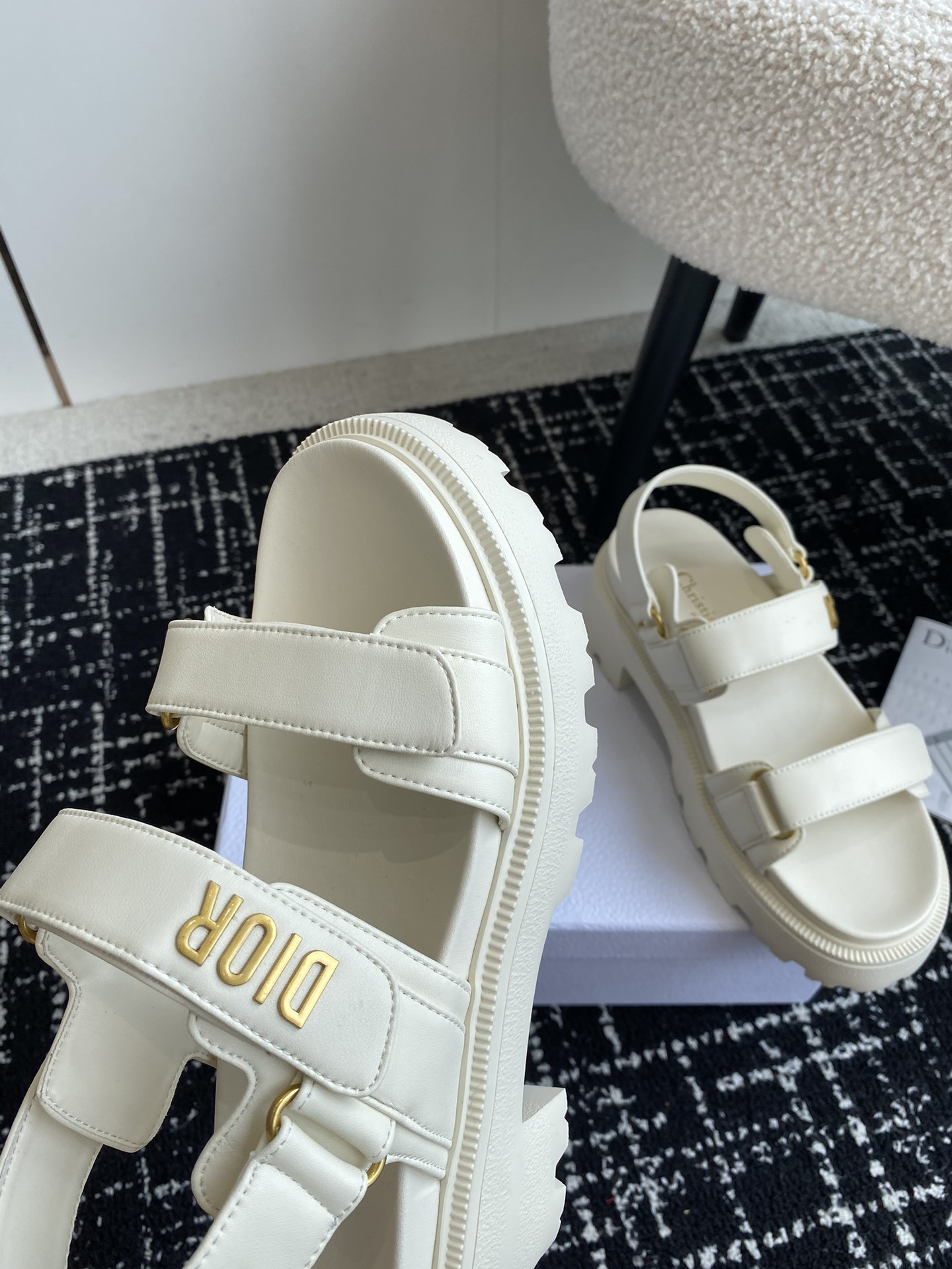 UA D10ract Platform Sandal White