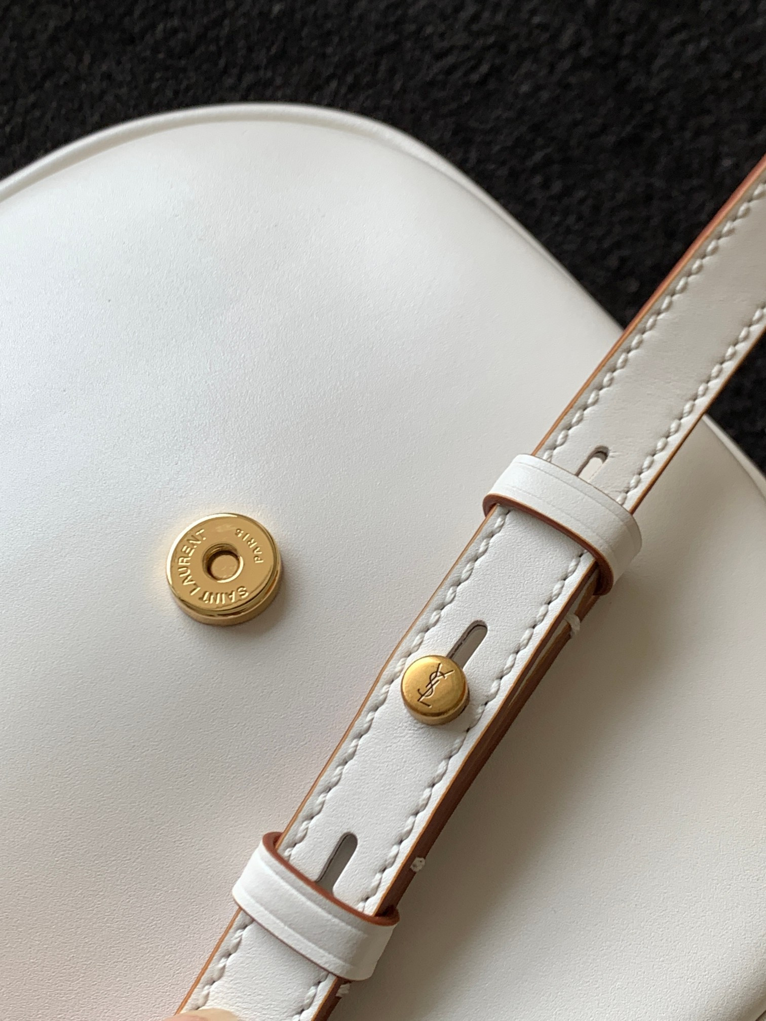 Y51 KAIA SMALL SATCHEL IN SMOOTH LEATHER 7.2 X 6.1 X 2.1 INCHES