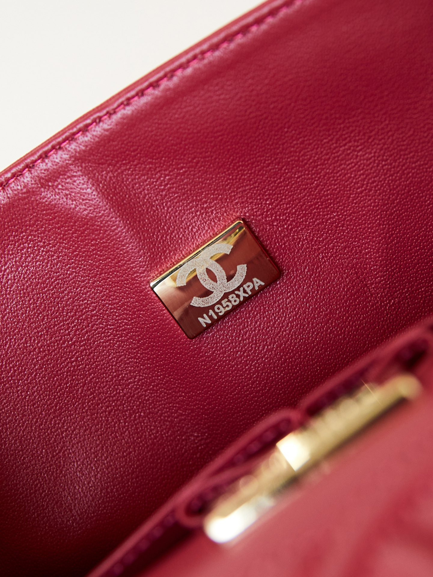 Ch**el Quilted Pink Multicolor Tweed Rectangular Flap Bag 14.5 × 23 × 6 cm