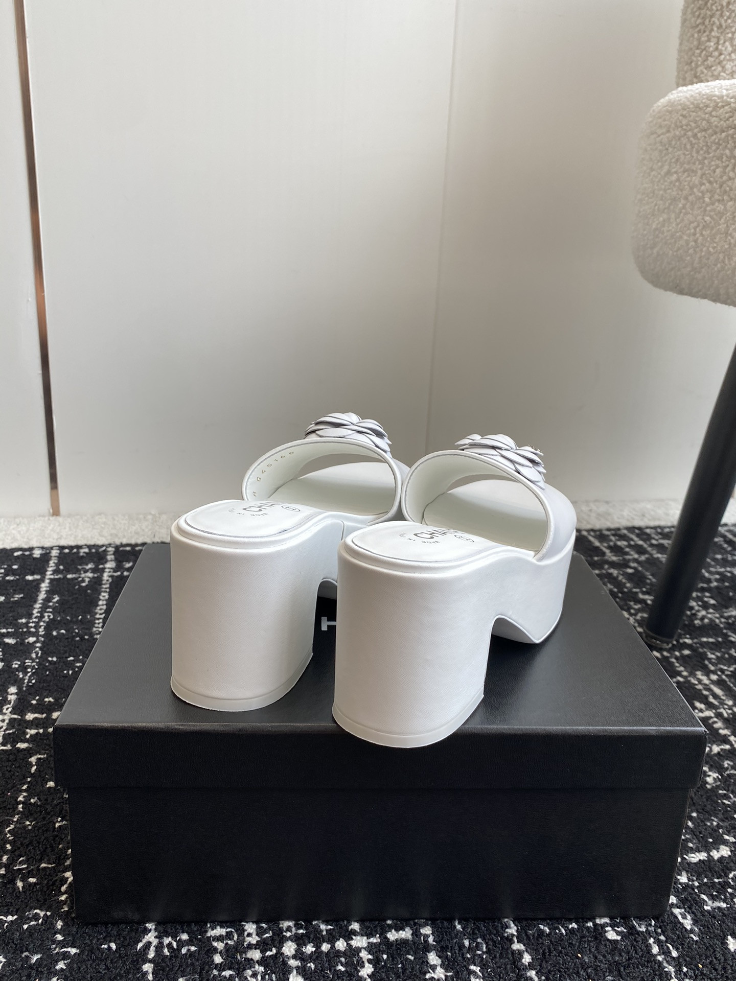 UA Ch**el MULES Platform Heels