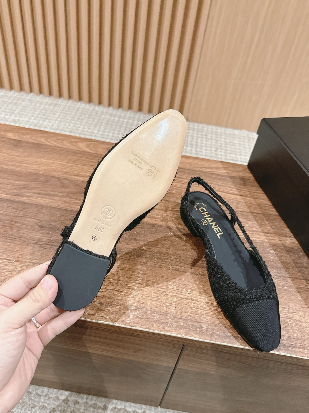 UA Ch**el SLINGBACKS FLAT