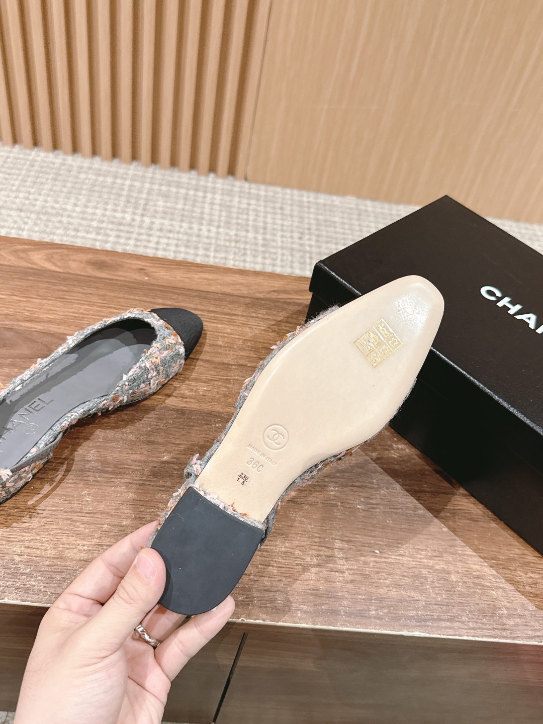 UA Ch**el SLINGBACKS FLAT