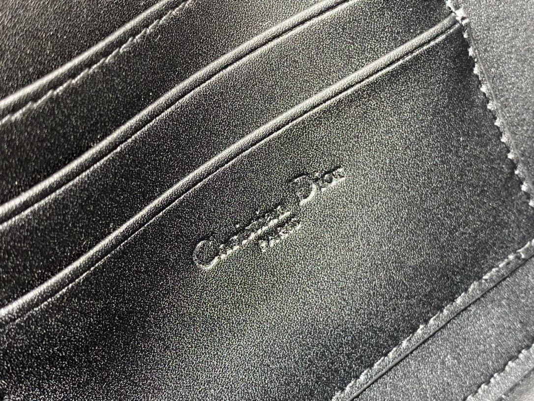 D10r Mini D10r Ange Bag Black Macrocannage Calfskin 20 x 12 x 5 cm