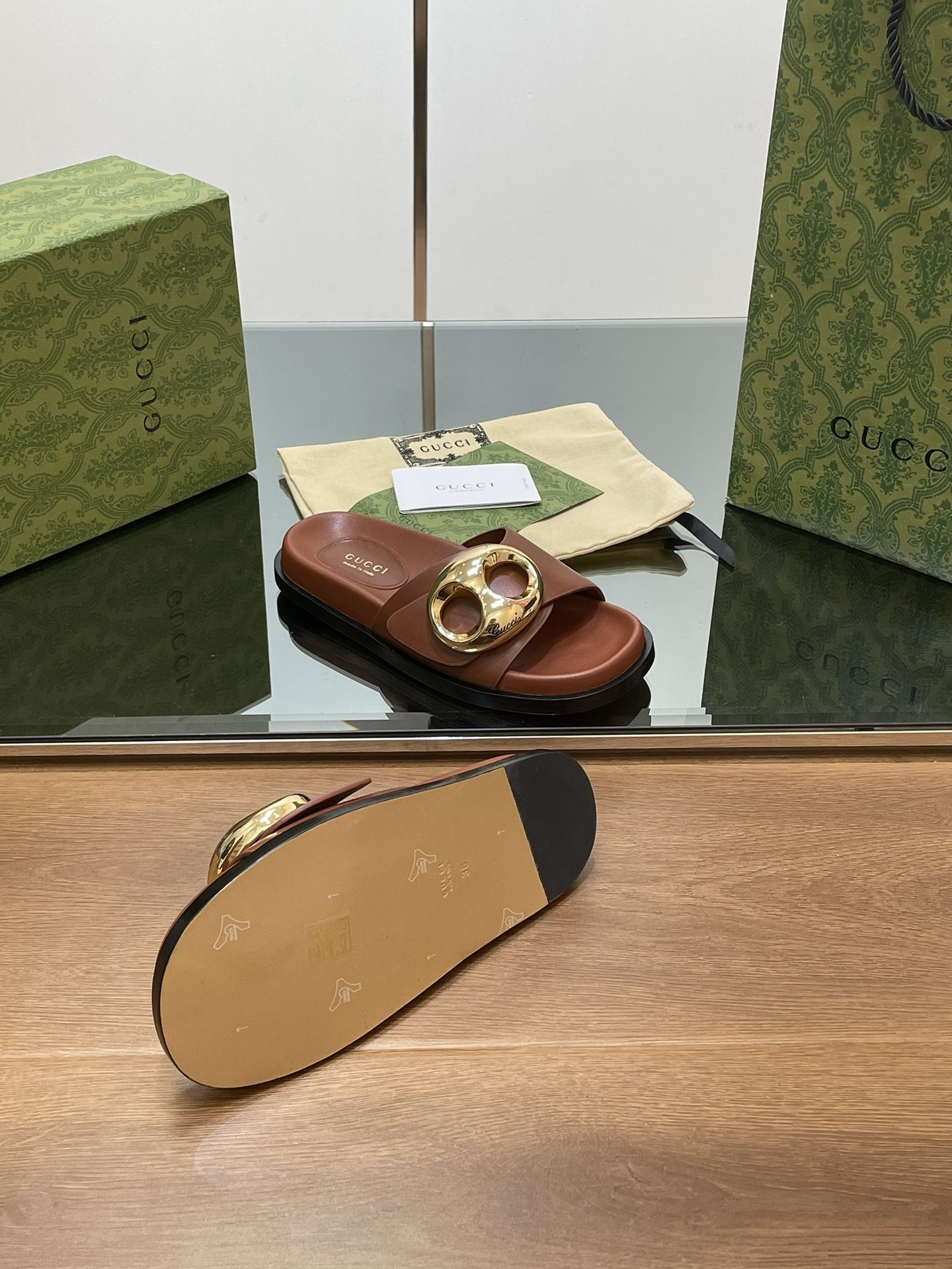 UA Gvc*1 MARINA CHAIN SLIDE SANDAL