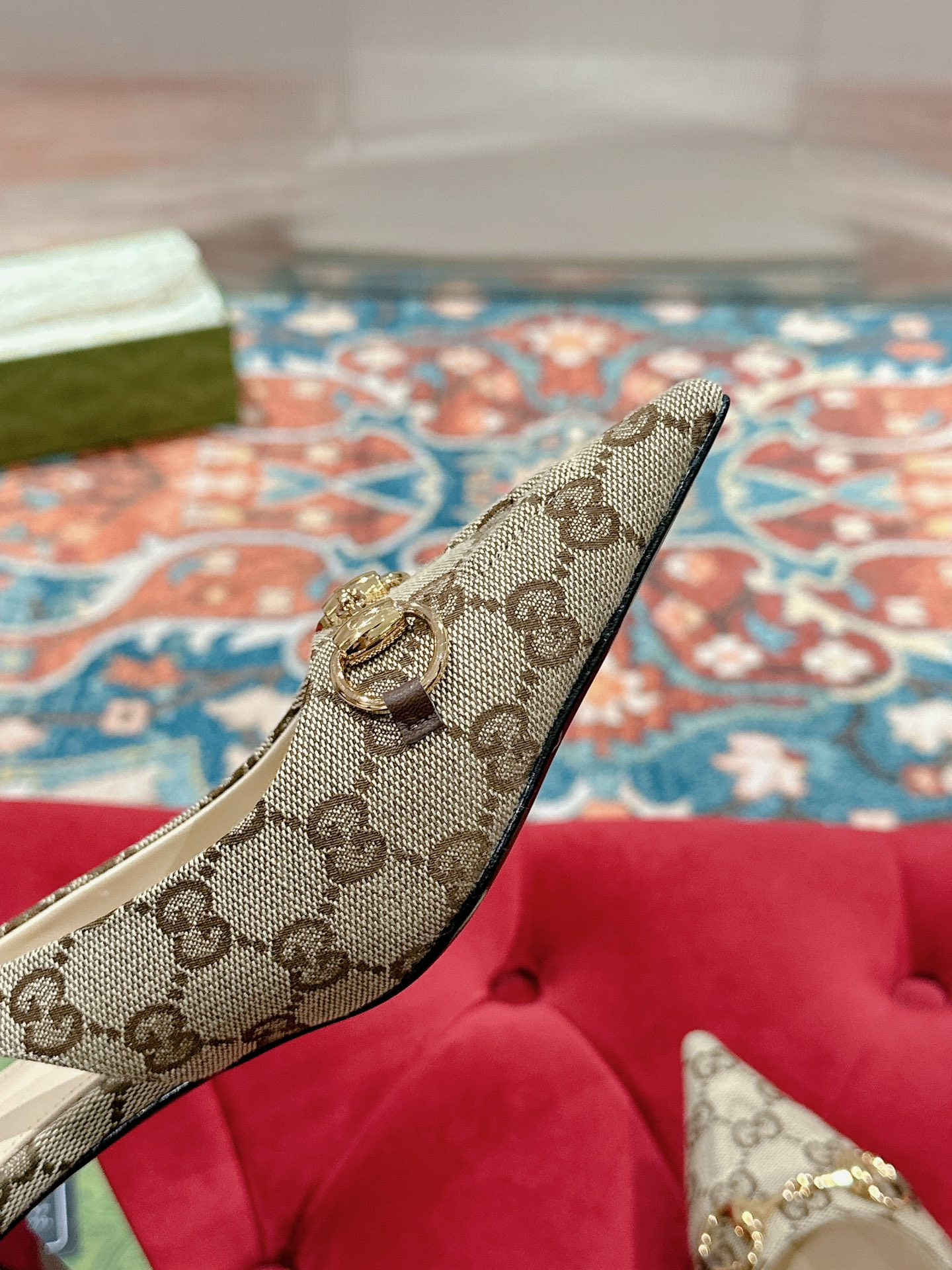 UA Gvc*1 HORSEBIT SLINGBACK PUMP LOW HEEL