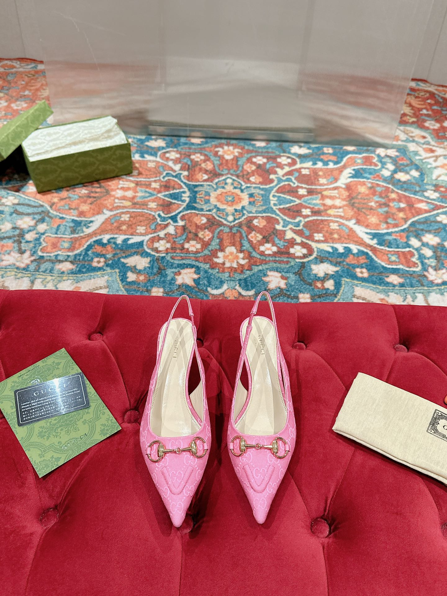 UA Gvc*1 HORSEBIT SLINGBACK PUMP LOW HEEL