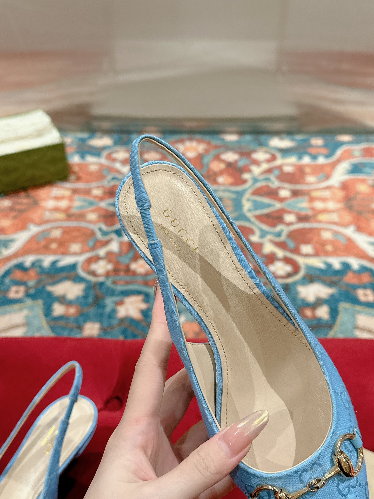 UA Gvc*1 HORSEBIT SLINGBACK PUMP LOW HEEL