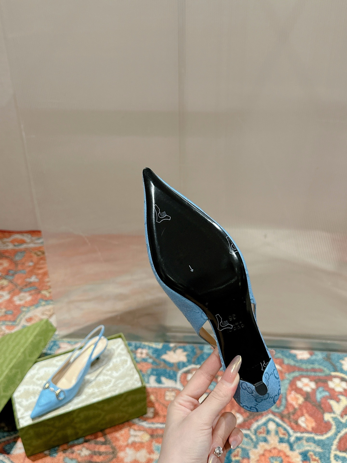 UA Gvc*1 HORSEBIT SLINGBACK PUMP LOW HEEL