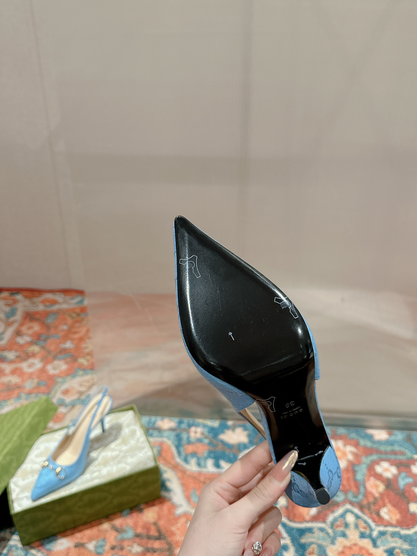 UA Gvc*1 HORSEBIT SLINGBACK PUMP HIGH HEEL