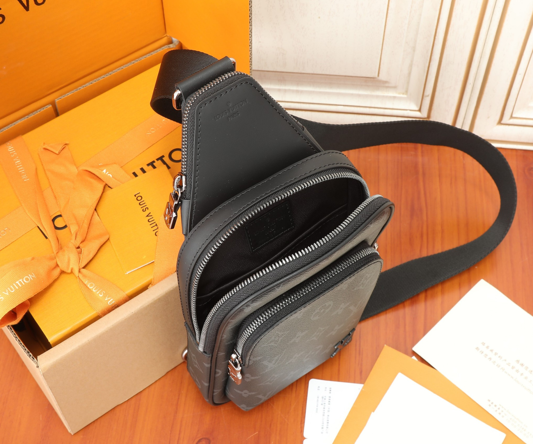 LV Avenue Slingbag PM M47137 6.3 x 13 x 2.2 inches