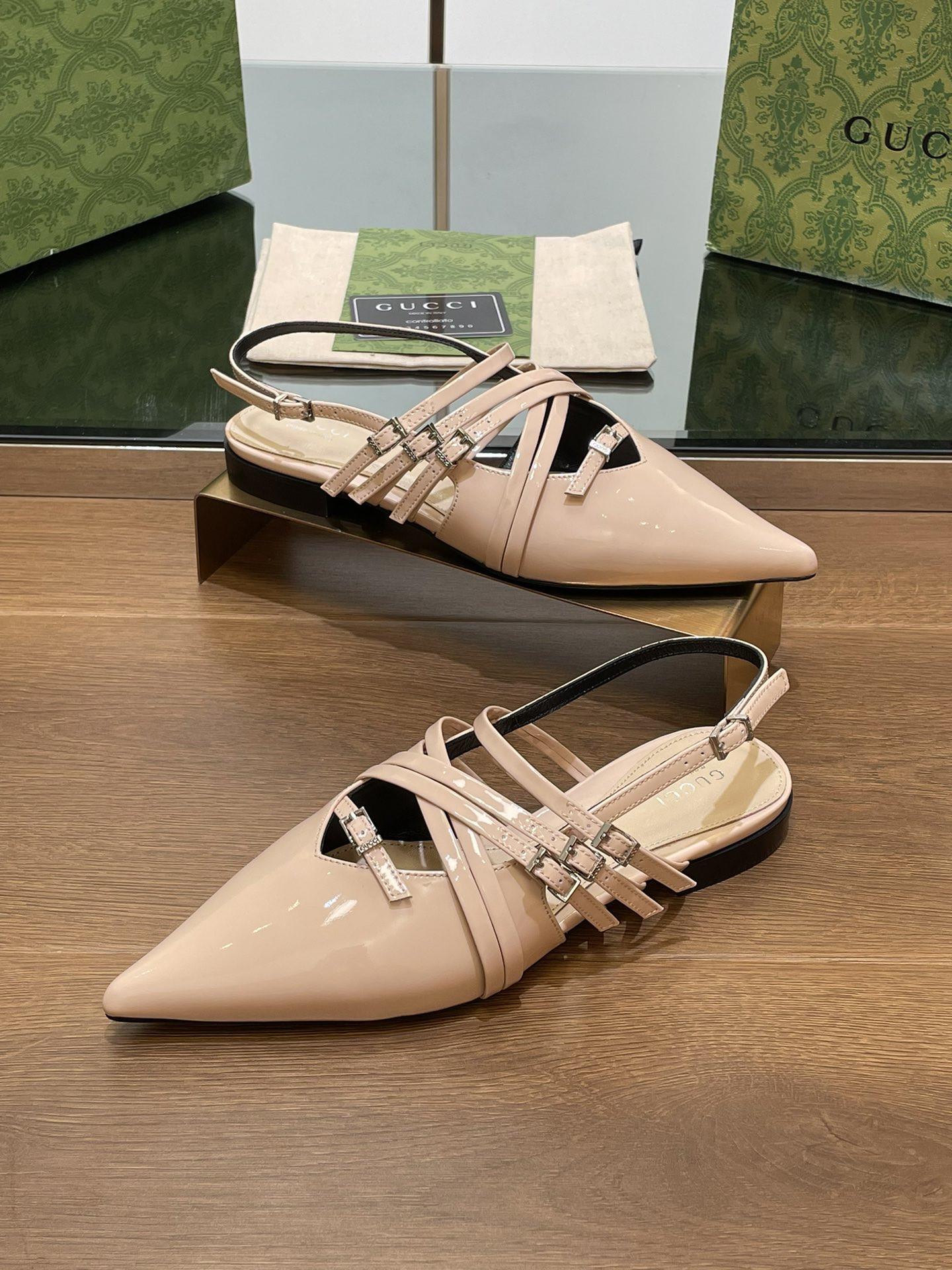 UA Gvc*1 Strappy Ballet Flat