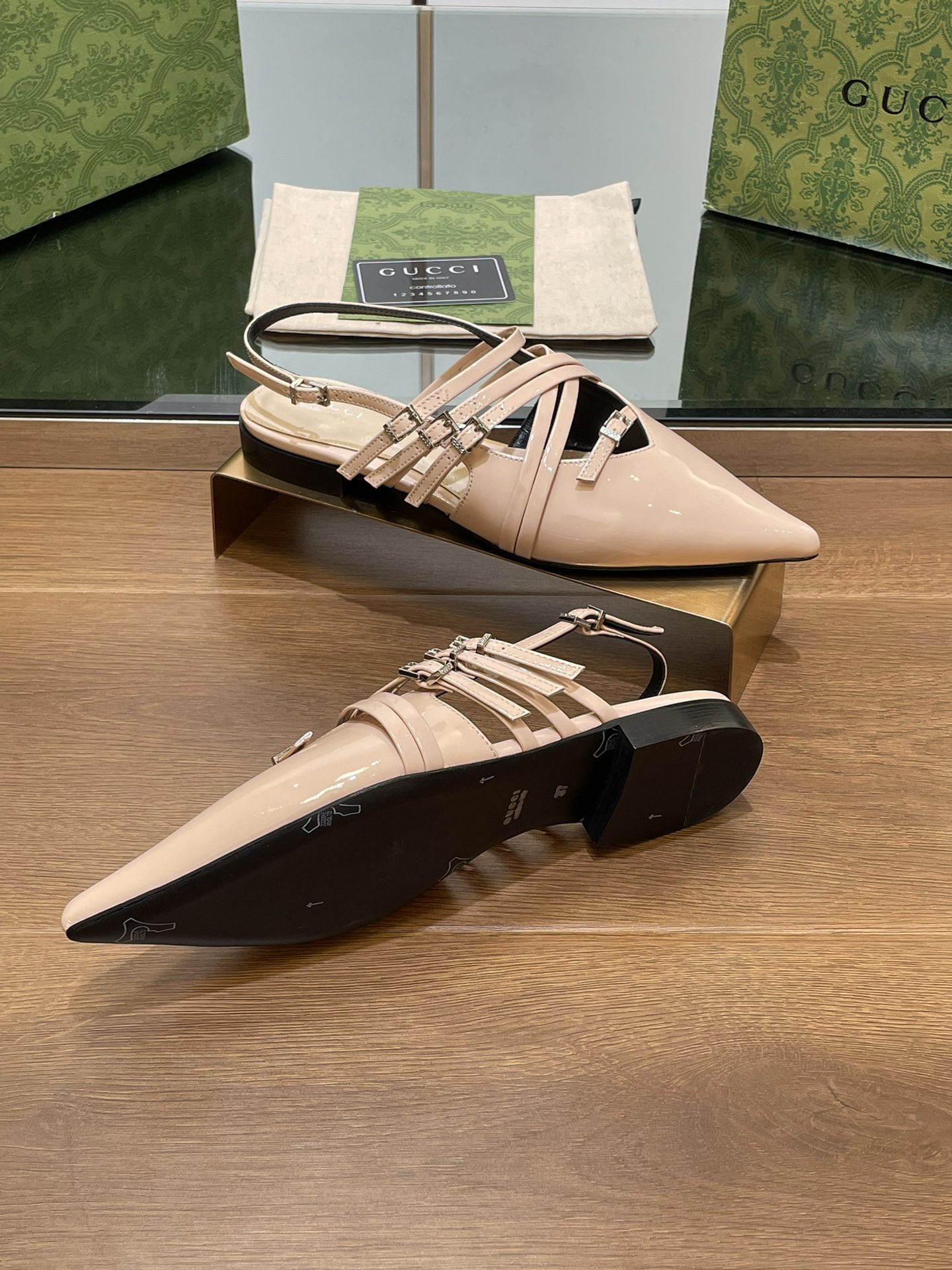 UA Gvc*1 Strappy Ballet Flat