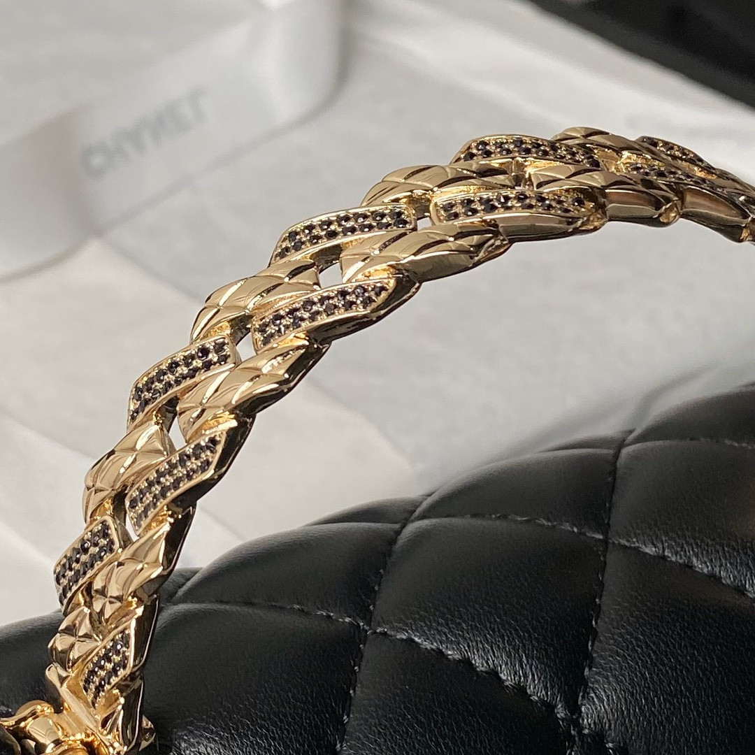 Ch**el 24A Mini Classic Handbag 12 × 20 × 6 cm