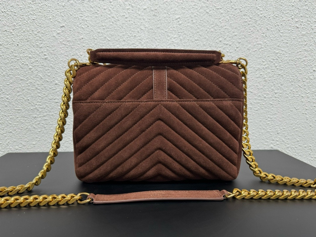 Y51 LOULOU QUILTED SUEDE 23x17x9cm