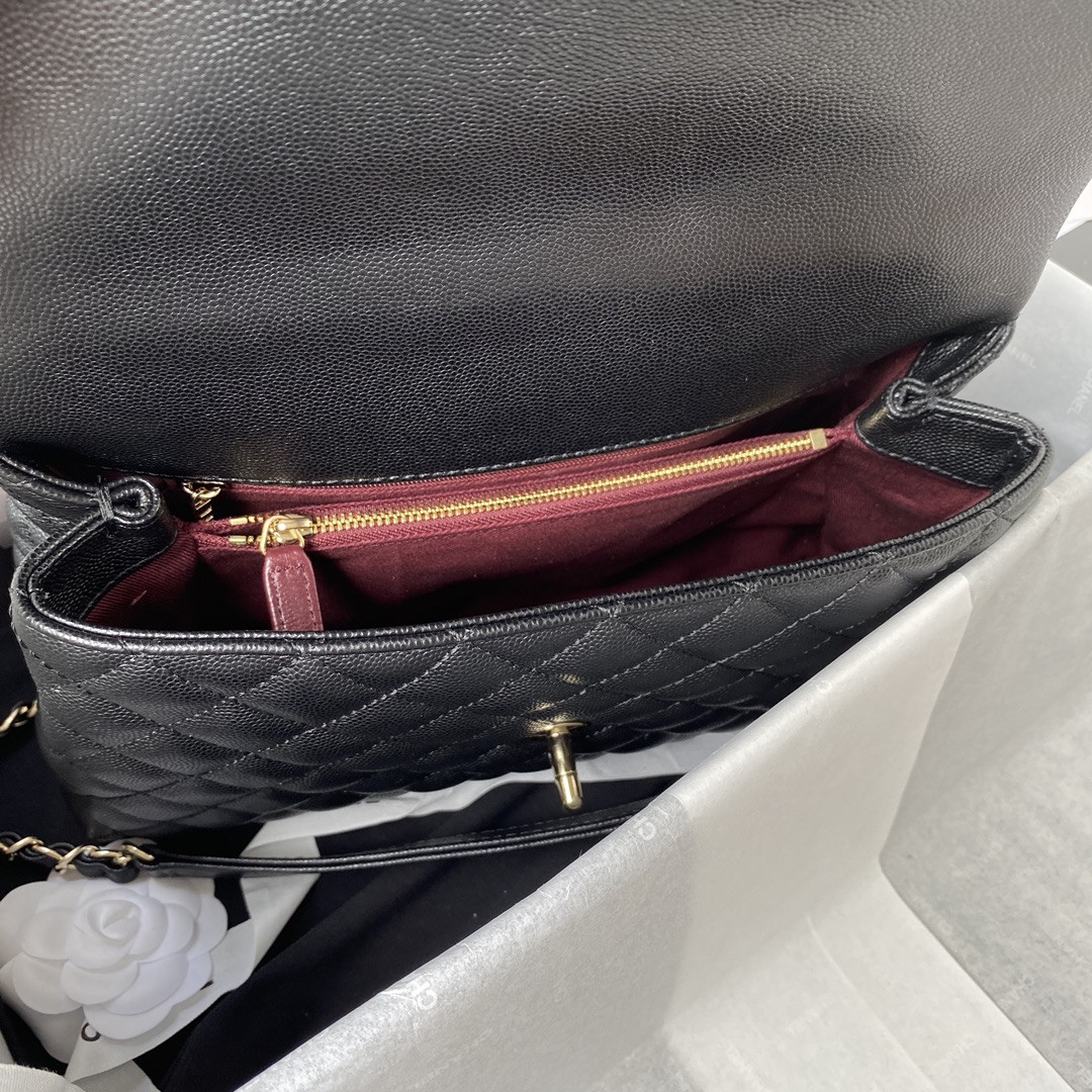 Ch**el Coco Handle Bag 28cm