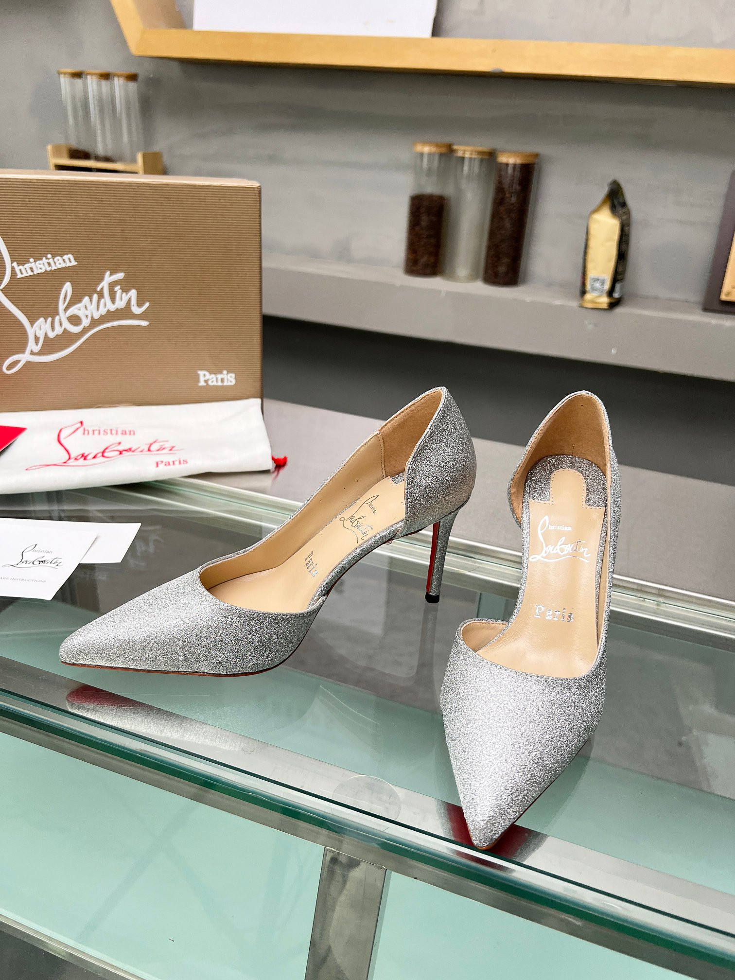 UA Chr1st1an Louboutin CL red-bottom shoes