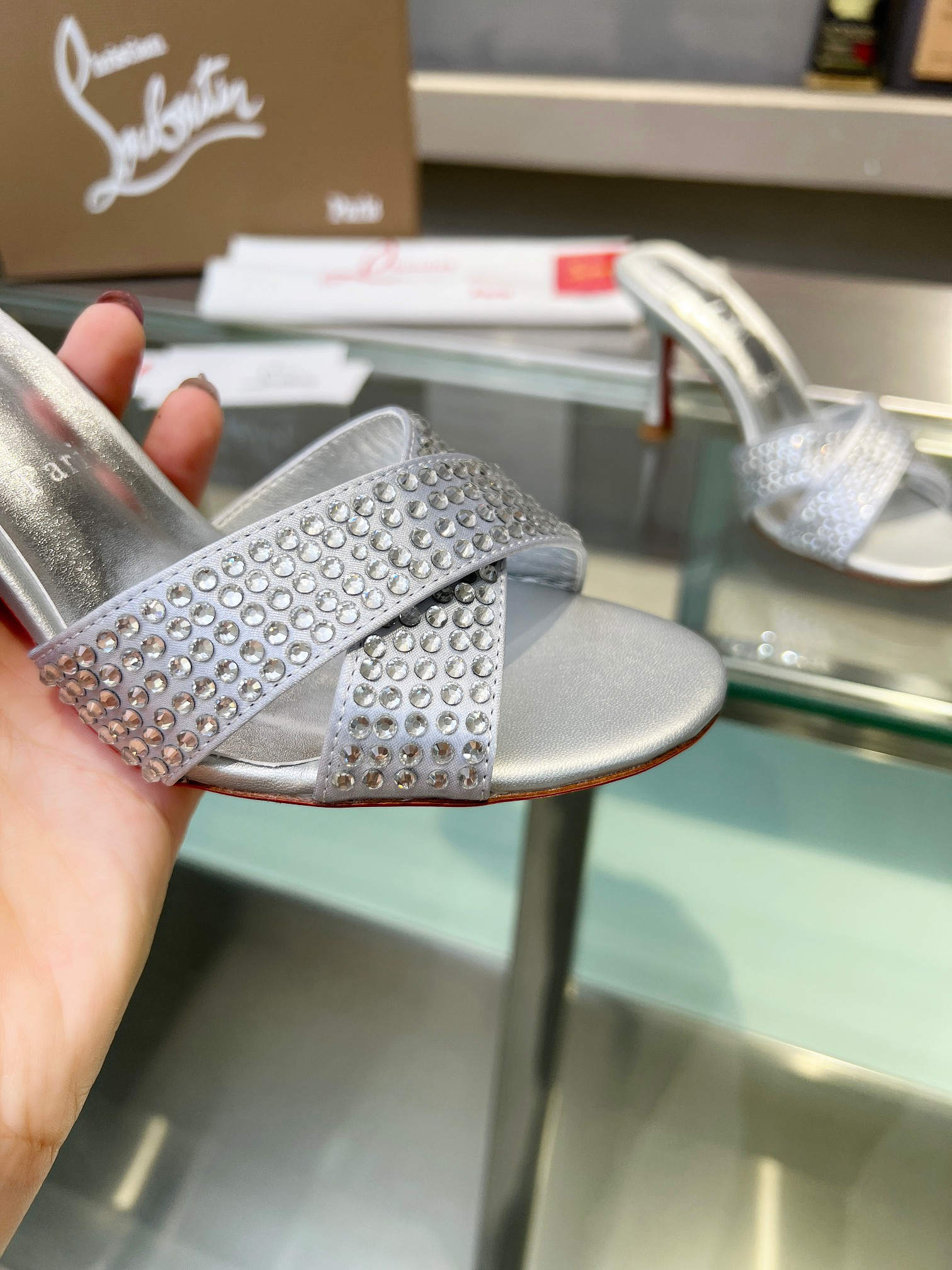 UA Chr1st1an Louboutin CL red-bottom shoes