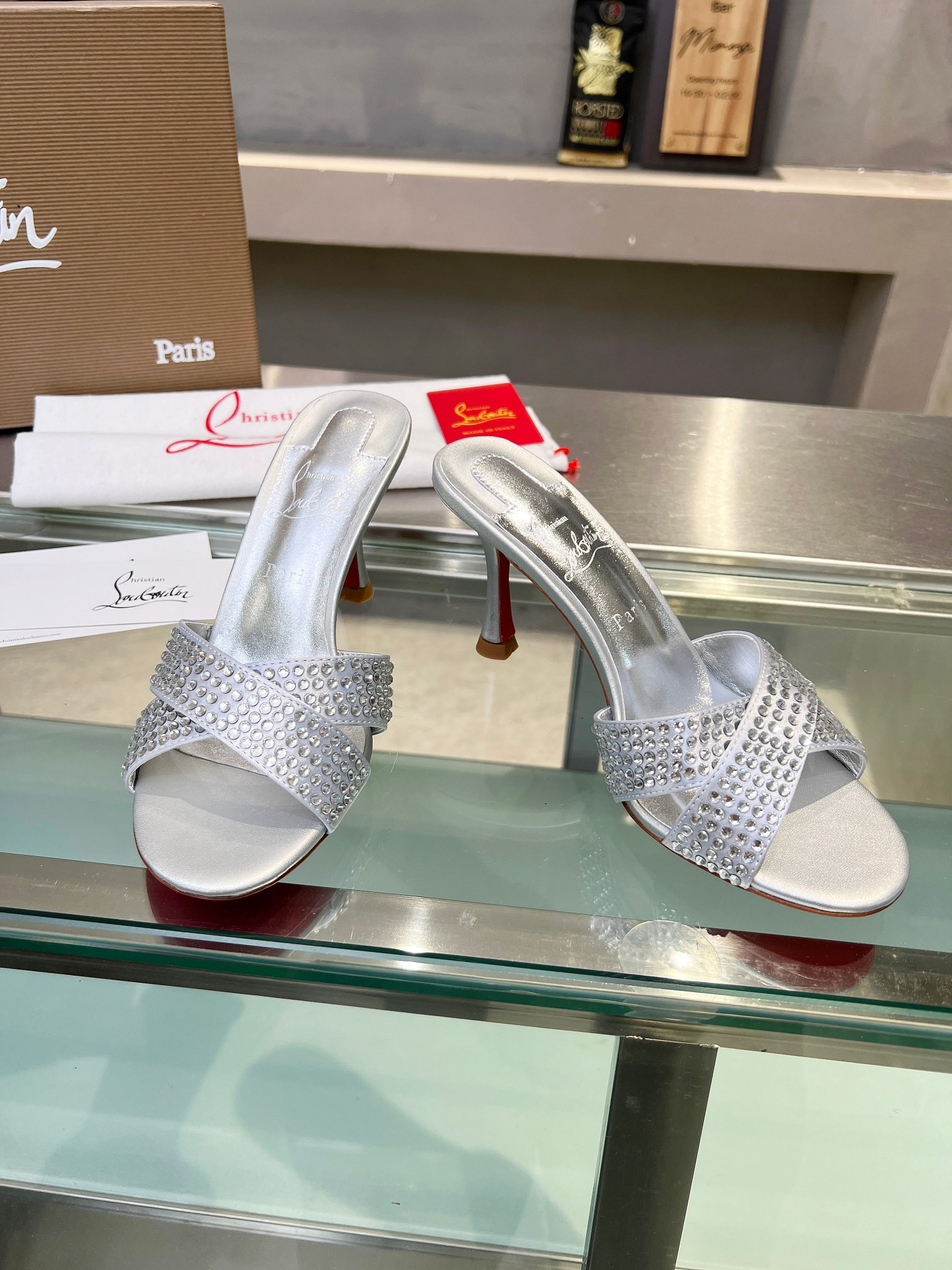 UA Chr1st1an Louboutin CL red-bottom shoes