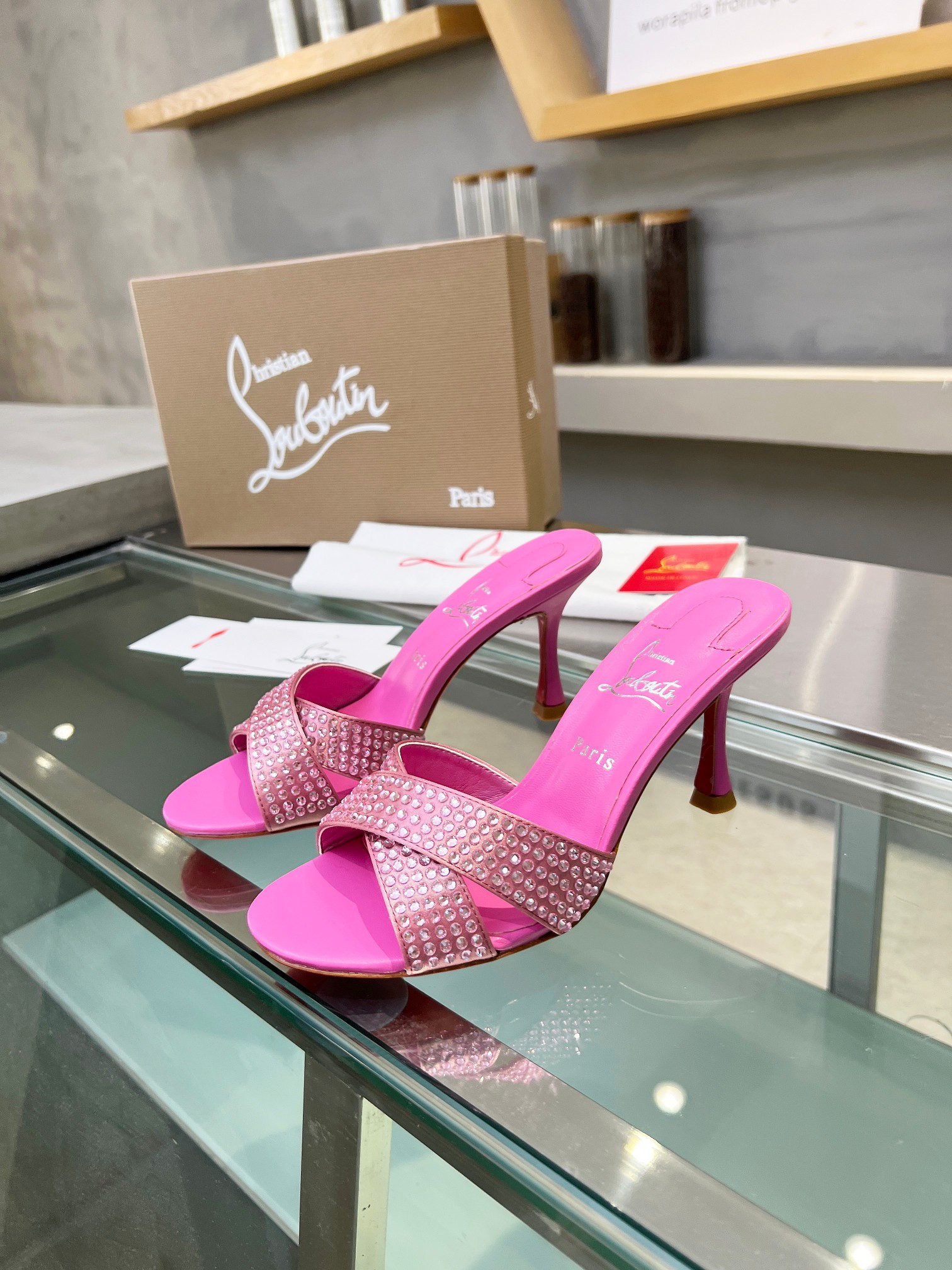 UA Chr1st1an Louboutin CL red-bottom shoes