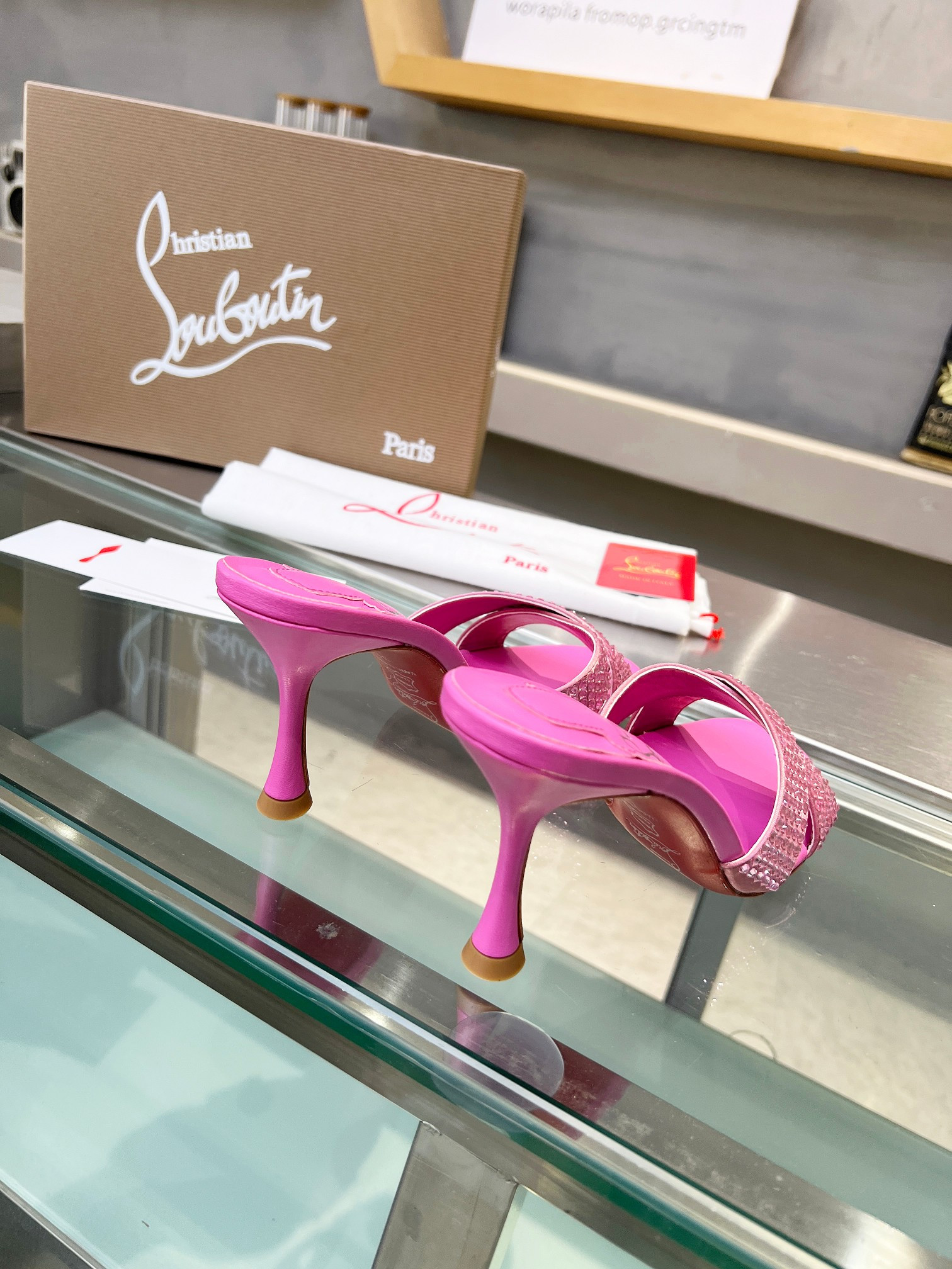 UA Chr1st1an Louboutin CL red-bottom shoes