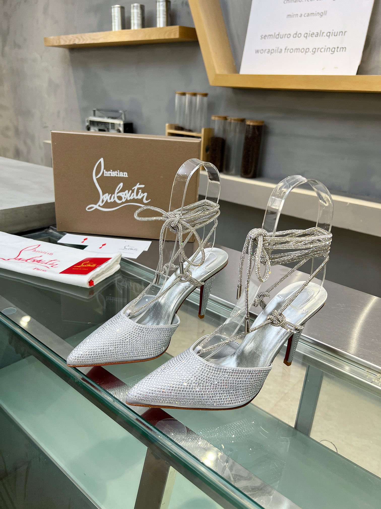 UA Chr1st1an Louboutin CL red-bottom shoes