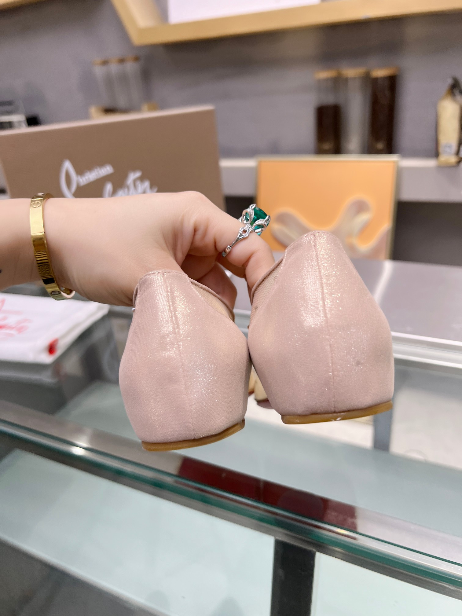 UA Chr1st1an Louboutin CL red-bottom shoes